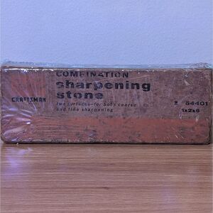Craftsman Sharpening Stone Vintage Sears & Roebuck